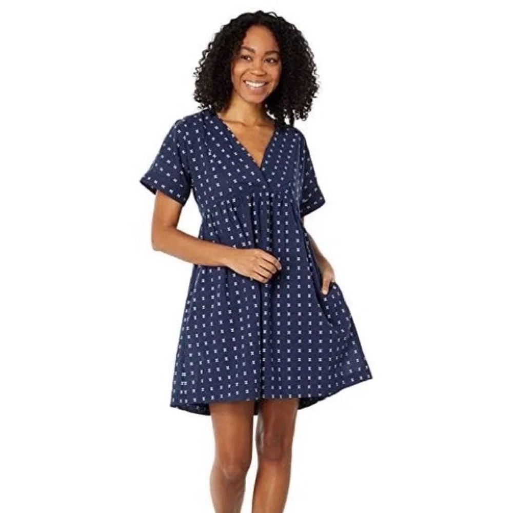 V-Neck Dolman-Sleeve Minidress -New with Tag